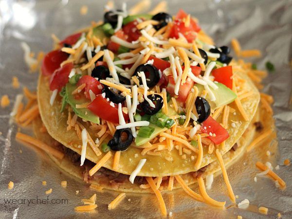 Loaded Mexican Pizza #mexicanfood