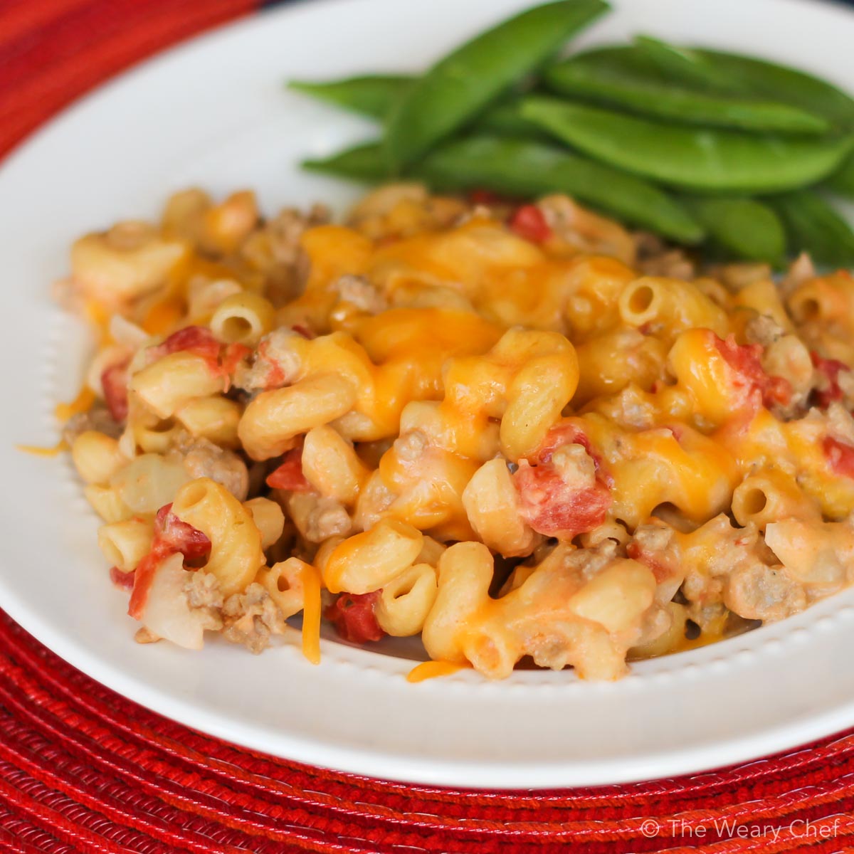 Skillet Cheeseburger Pasta is a one-pan wonder your family will love. It comes together in under a half hour and is loaded with flavor and protein. It's your favorite cheeseburger macaroni from scratch!