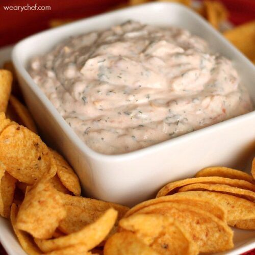 Super Easy Sour Cream Mexican Dip 