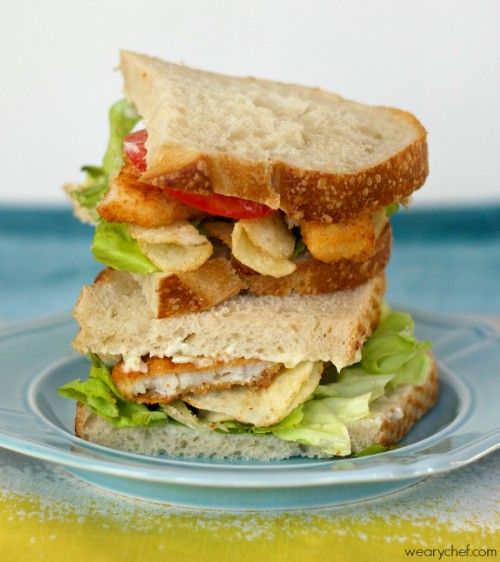 Fish and Chips Sandwich: You will love this fun, 20-minute dinner!