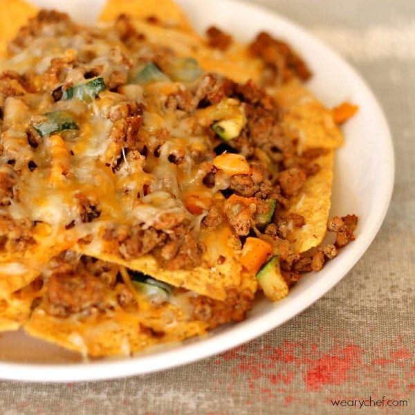 Veggie Loaded Healthy Nachos Veggie Loaded Healthy Nachos
