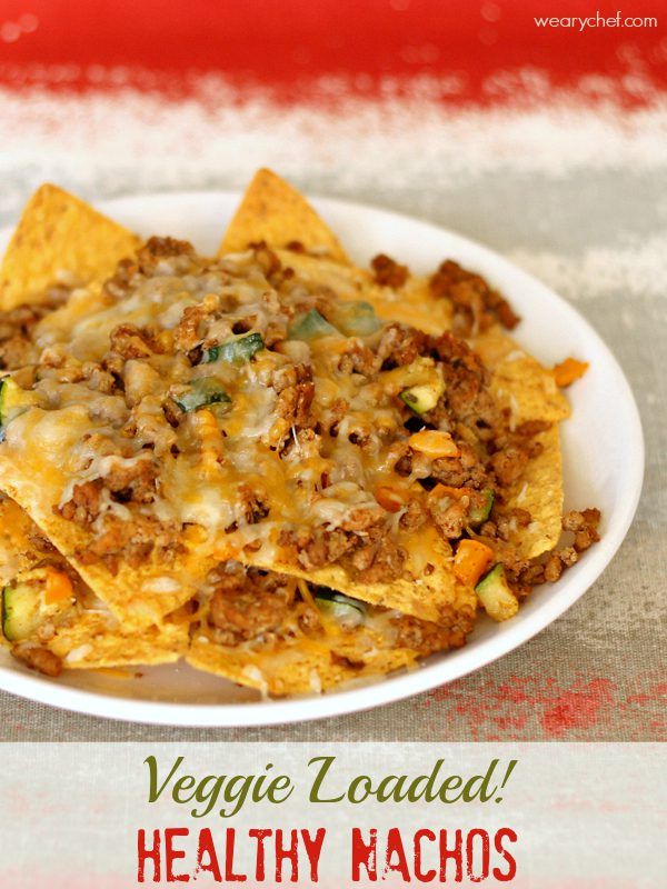 Veggie Loaded Healthy Nachos