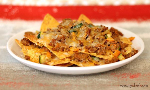 Veggie Loaded Healthy Nachos