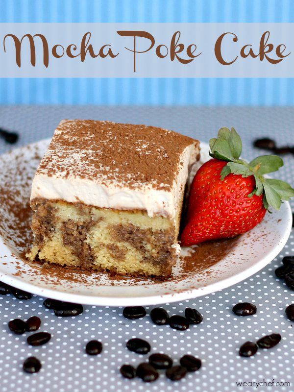 Mocha Poke Cake