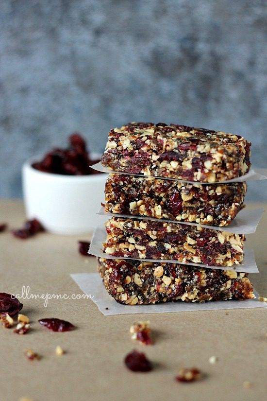 3-Ingredient Raw Energy Bars | Call Me PMc