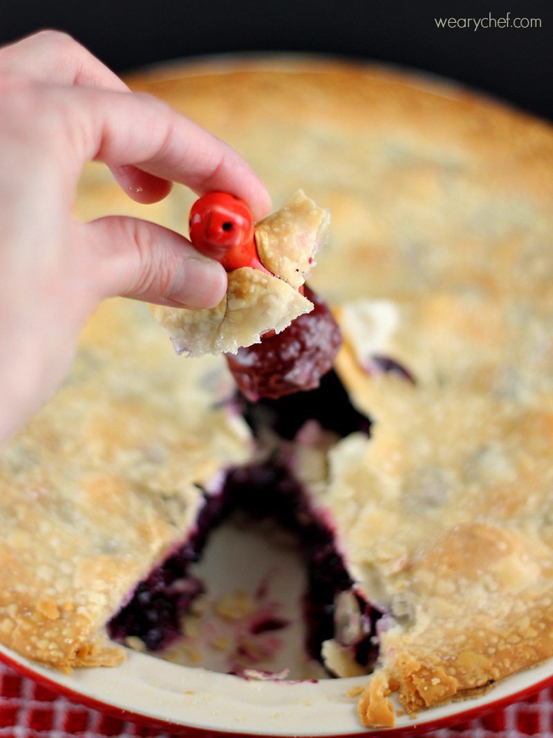 Easy Blueberry Pie and How to Use a Pie Bird