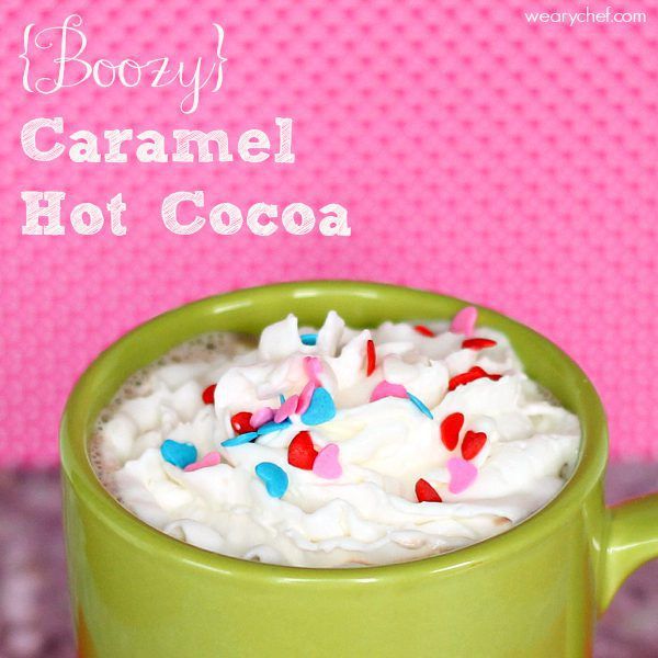 Caramel Hot Chocolate Cocktail