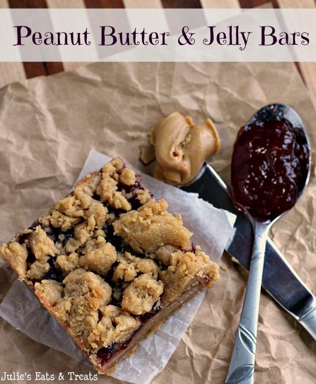 Peanut Butter and Jelly Bars | Julie's Eats and Treats