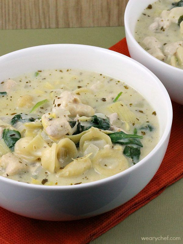 Creamy Pesto Chicken Soup