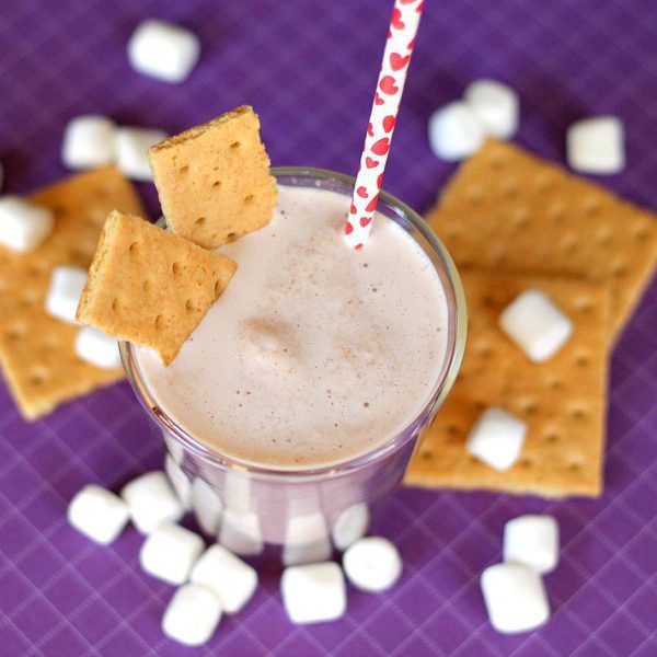 Irresistible S'mores Milkshake #TruMoo #sponsored