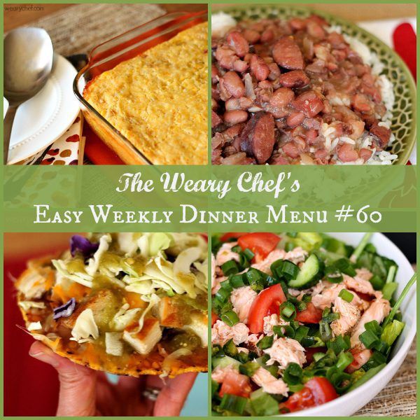 Easy Weekly Dinner Menu #60: Simple Southern Dinners and more! #mealplanning #dinnerideas