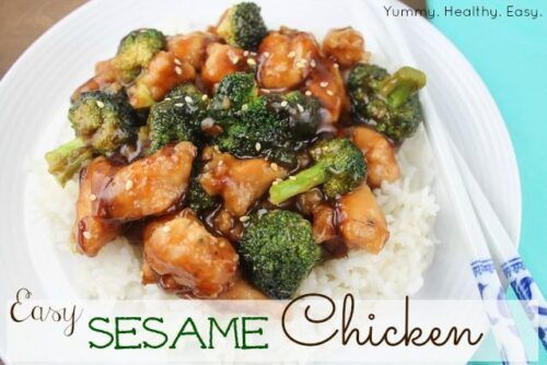 Easy Sesame Chicken | Yummy Healthy Easy