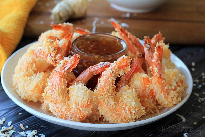 Coconut Shrimp with Thai Chili Ginger Sauce | Joyful Healthy Eats