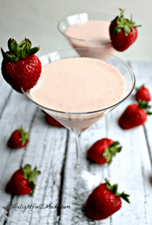 Strawberry Shortcake Martini by Delightful E Made