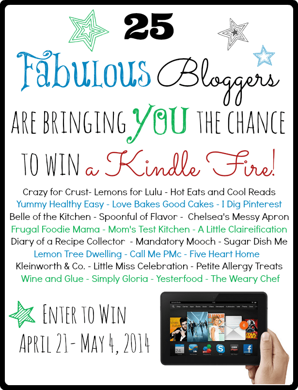 25 Food Blogs You Should Be Reading (plus a Kindle Fire Giveaway!)