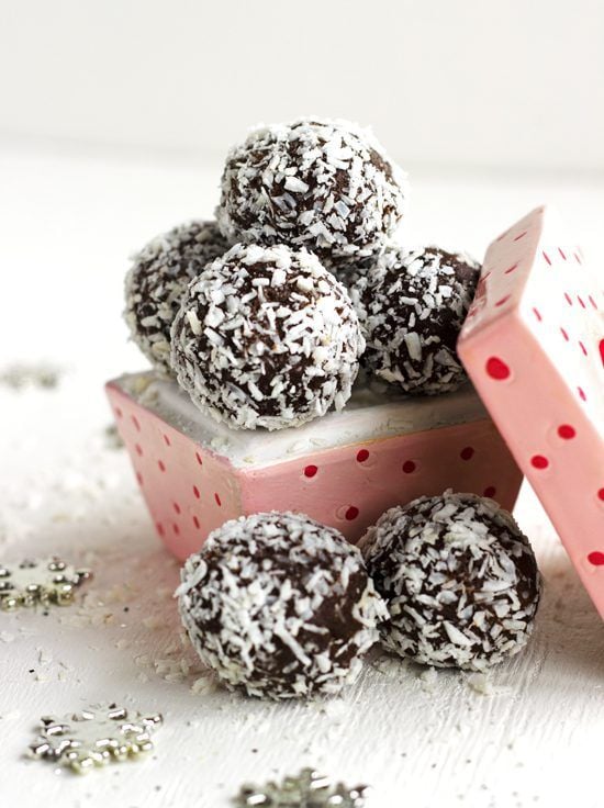 Almond Joy Avocado Truffles | Food Faith Fitness