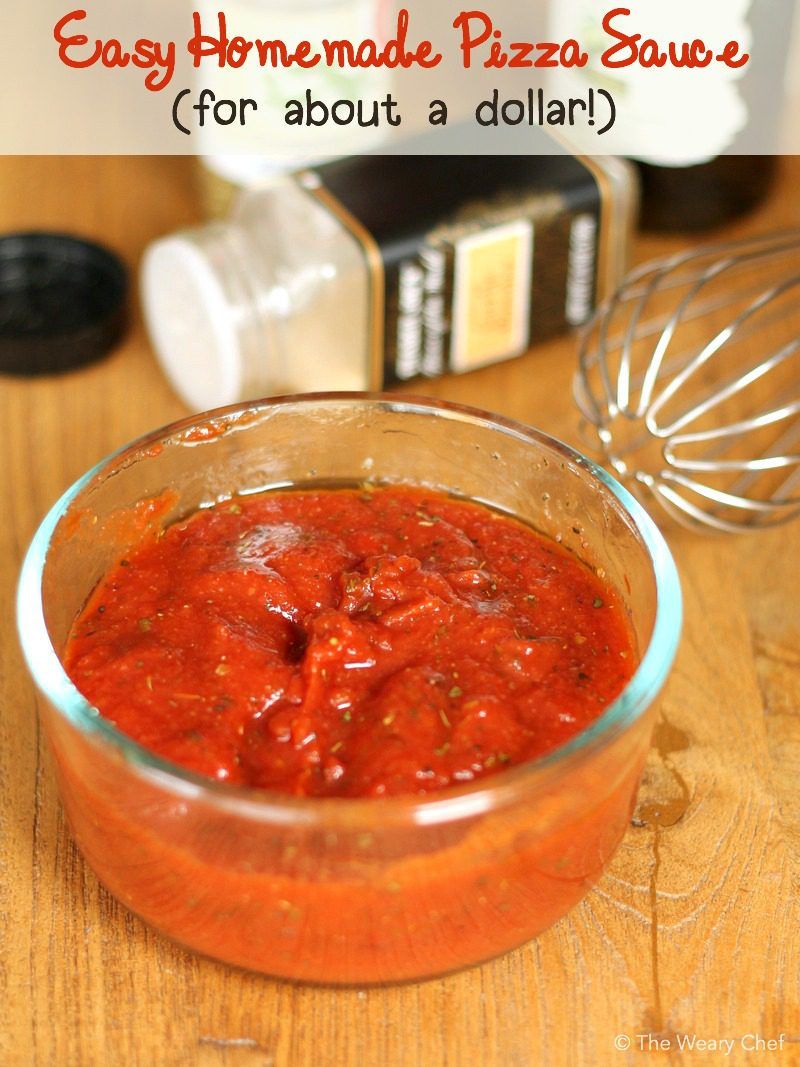 Homemade Pizza Sauce, Cheap and Easy - Frugal Family Home