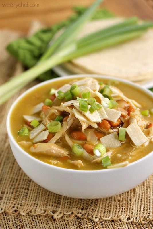 Green Chicken Enchilada Soup