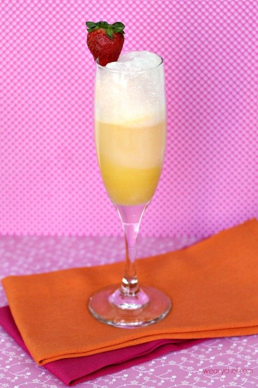 Momosas Mocktail Recipe - A tasty nonalcoholic spin on mimosas!