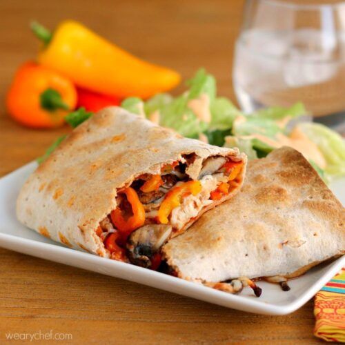 Skinny Pizza Rolls - All the taste of pizza in a healthy wrap!