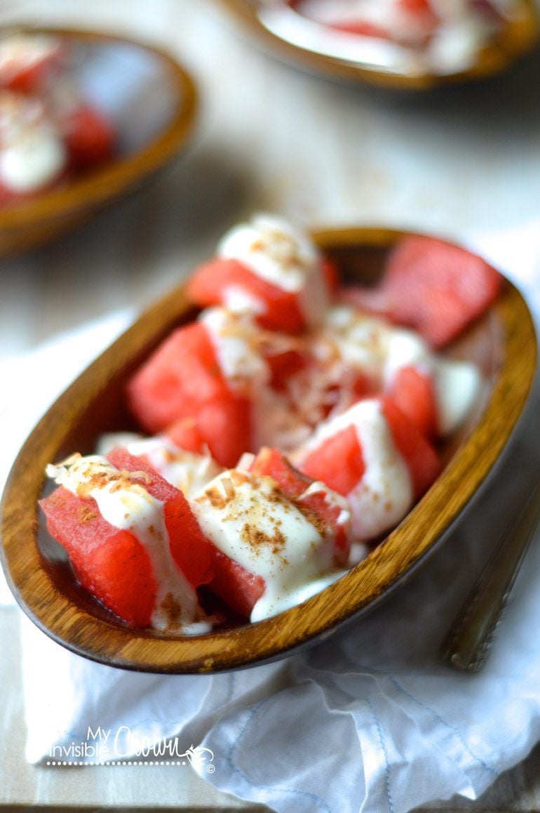 Coconut Watermelon Salad - watermelon recipes
