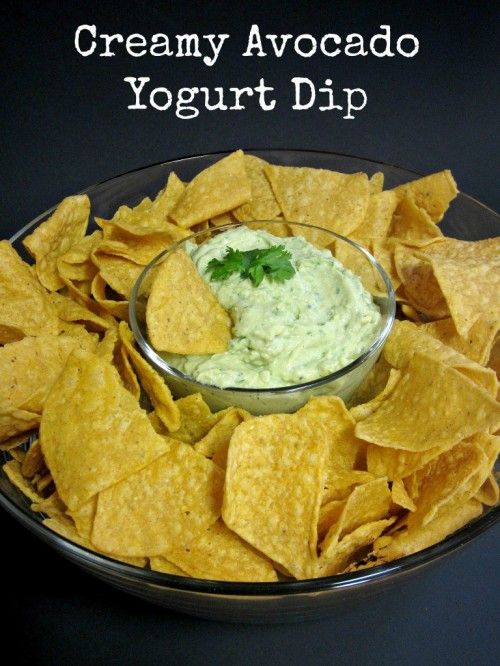 Creamy Avocado Yogurt Dip