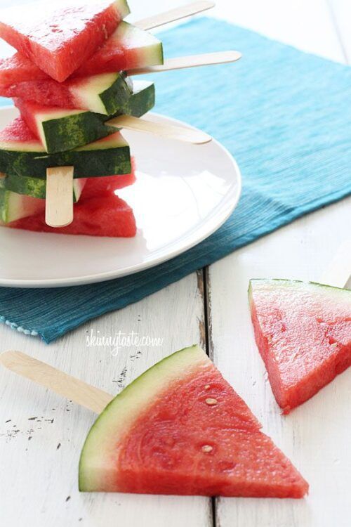 Fresh Watermelon on a Stick | Skinny Taste