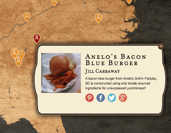 Burger Nation Map