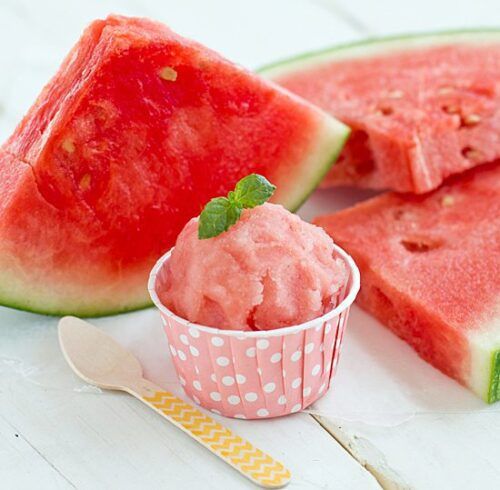 Ginger Watermelon Ice | Oh My Veggies