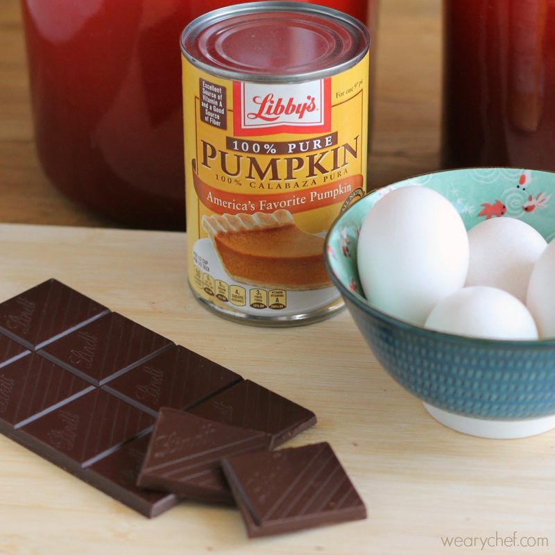 Chocolate Marbled Pumpkin Pound Cake