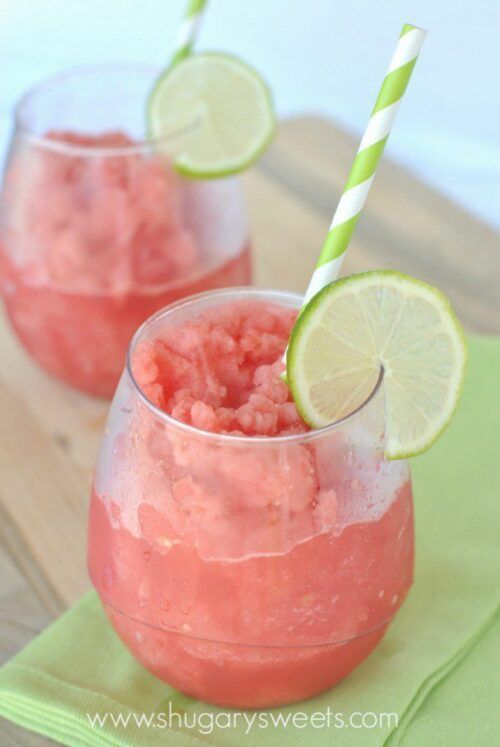 Watermelon Slushie - watermelon recipes