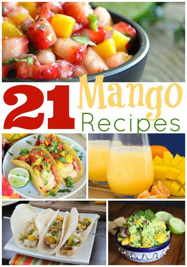 21 Mango Recipes - Salsas, Smoothies, Sauces, and More! - wearychef.com