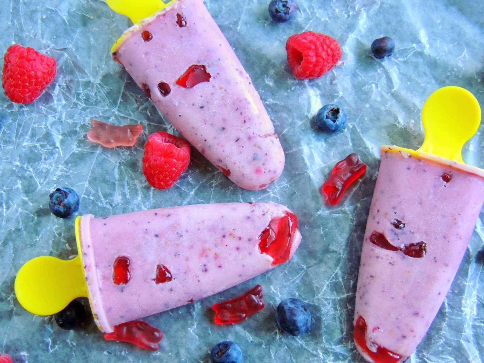Berry Patch Yogurt Pops by The Frugal Foodie Mama