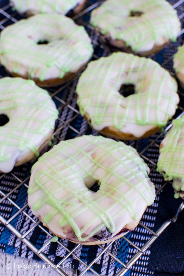 Blueberry Key Lime Donuts by Inside BruCrew Life