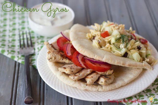 Chicken Gyros Marinade | Cooking on the Front Burner