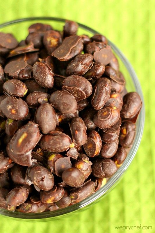 Chocolate Covered Dry Roasted Edamame {Trader Joe's Copycat!}