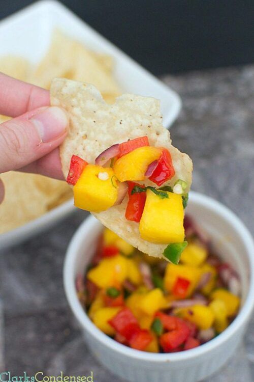 Honey Lime Mango Salsa | Clarks Condensed