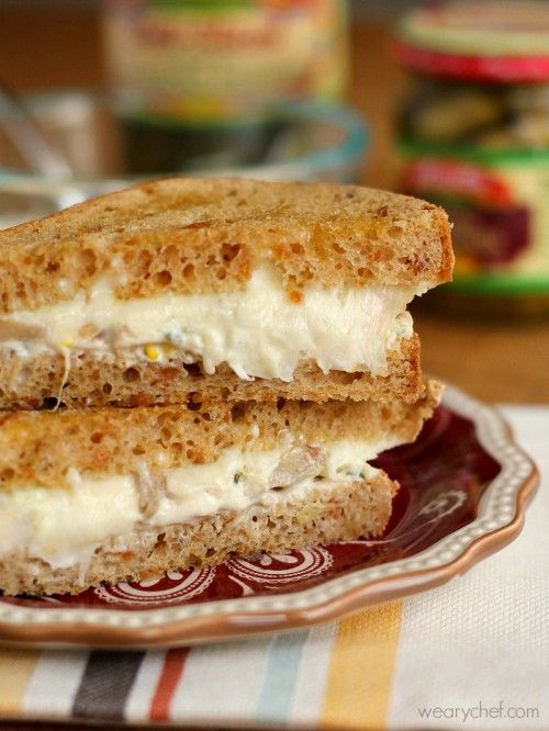 Jalapeño Artichoke Dip Grilled Cheese Sandwich #makethatsandwich