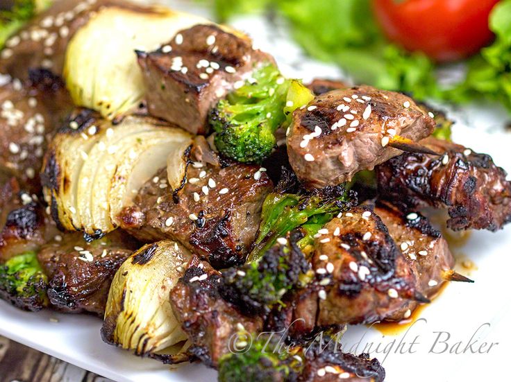 Asian Balsamic Kabobs | The Midnight Baker