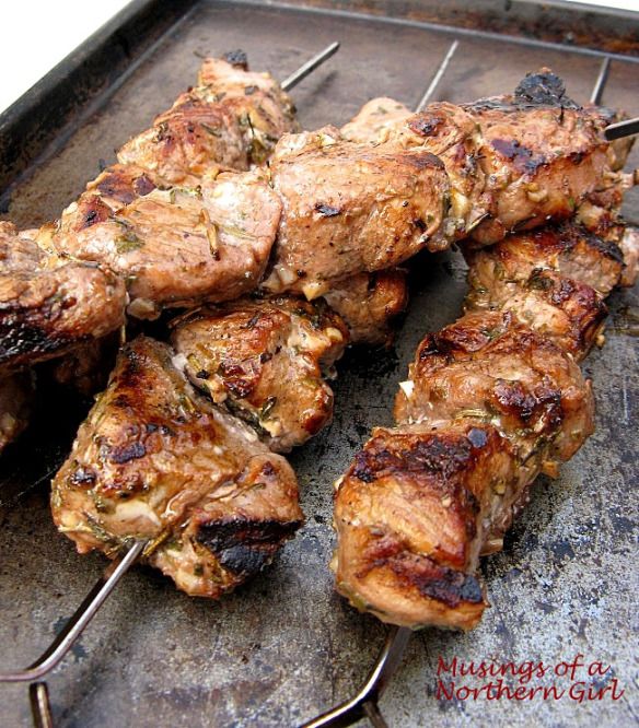 Pork Souvlaki Marinade | Musings of a Northern Girl