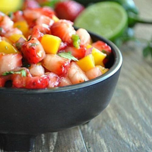 Strawberry Mango Salsa | House of Yumm