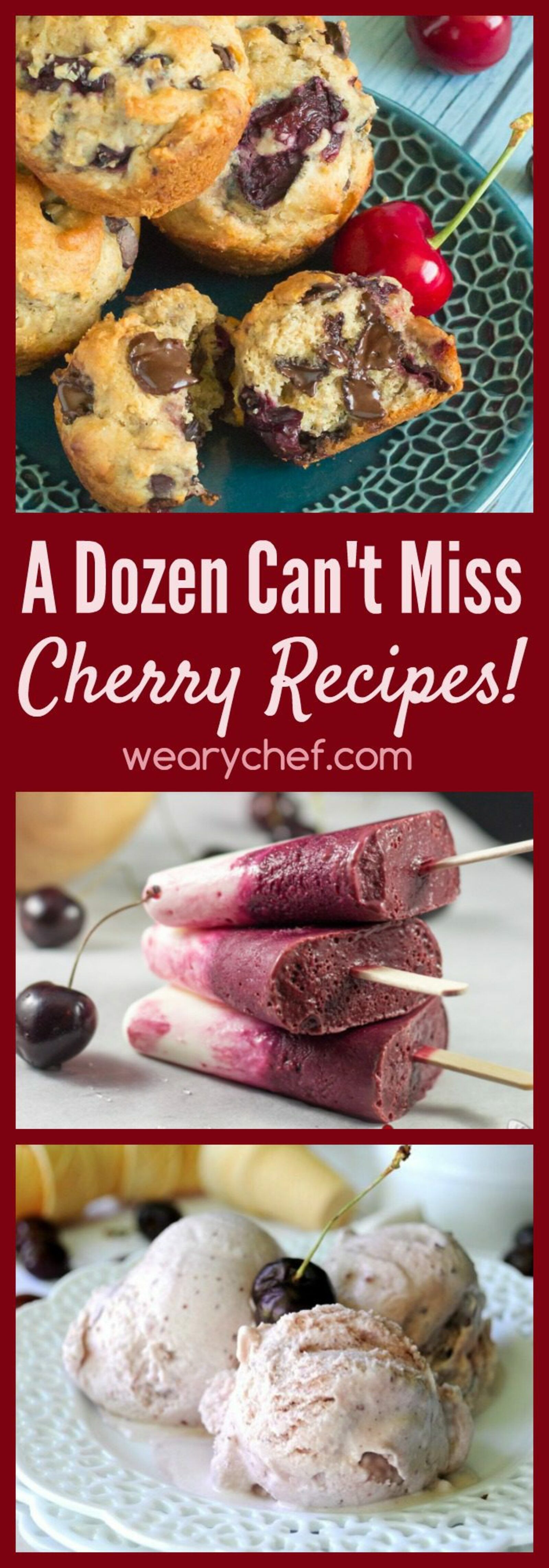 From pies and tarts to cocktails and ice cream, you don't want to miss this list of cherry recipes!