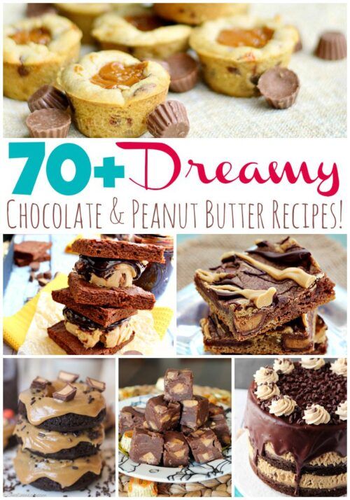 Over 70 Dreamy Chocolate and Peanut Butter Recipes - wearychef.com