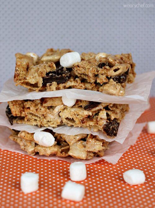 No Bake Cinnamon S'mores Bars - An easy, gluten free dessert! - wearychef.com