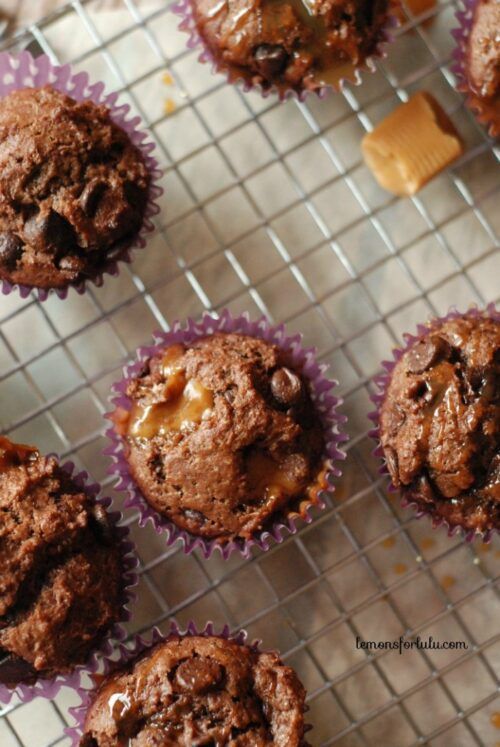 Caramel Macchiato Chocolate Muffins | Lemons for Lulu