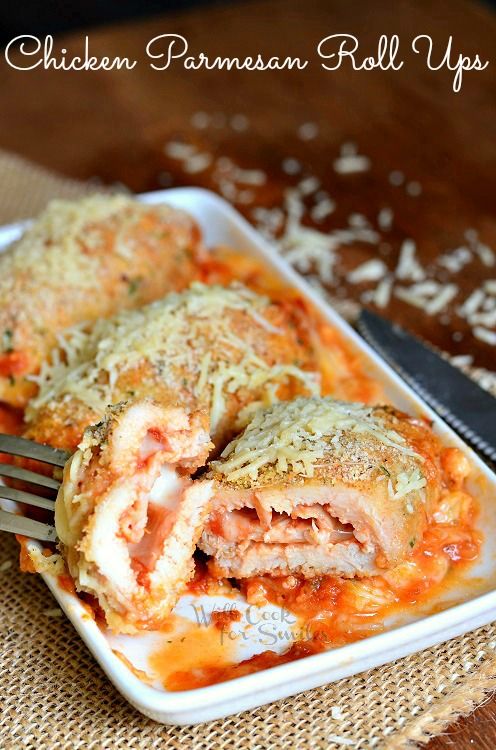 Chicken Parmesan Rollups | Will Cook for Smiles