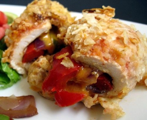 Fajita Stuffed Chicken | Rachel Cooks