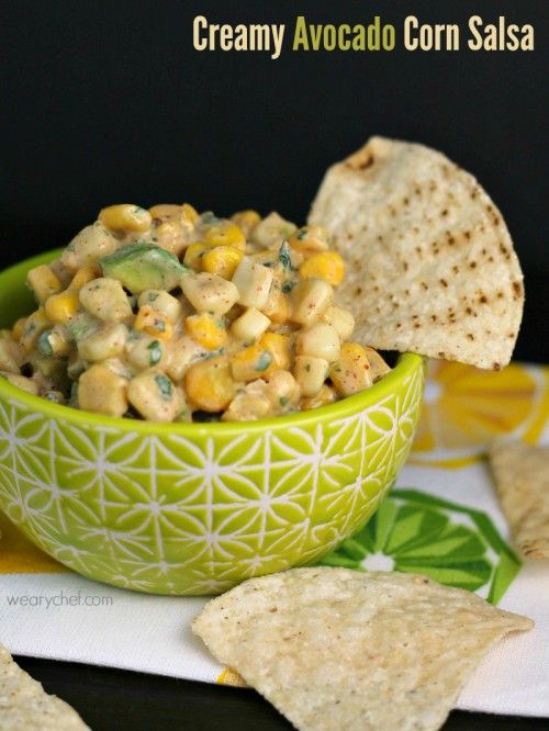 Creamy Avocado Corn Salsa