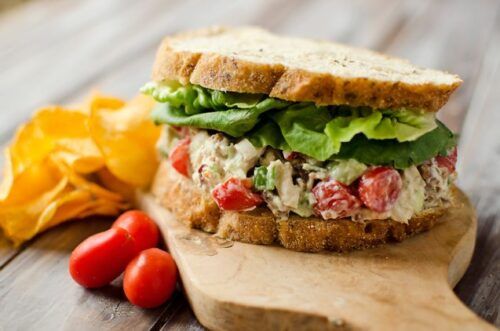 Light Ranch BLT Chicken Salad Sandwich | Krafted Koch