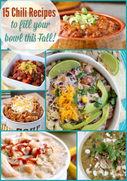 There are so many wonderful chili recipes to try this fall and winter, and today I'm sharing 15 of my favorites with you! - wearychef.com